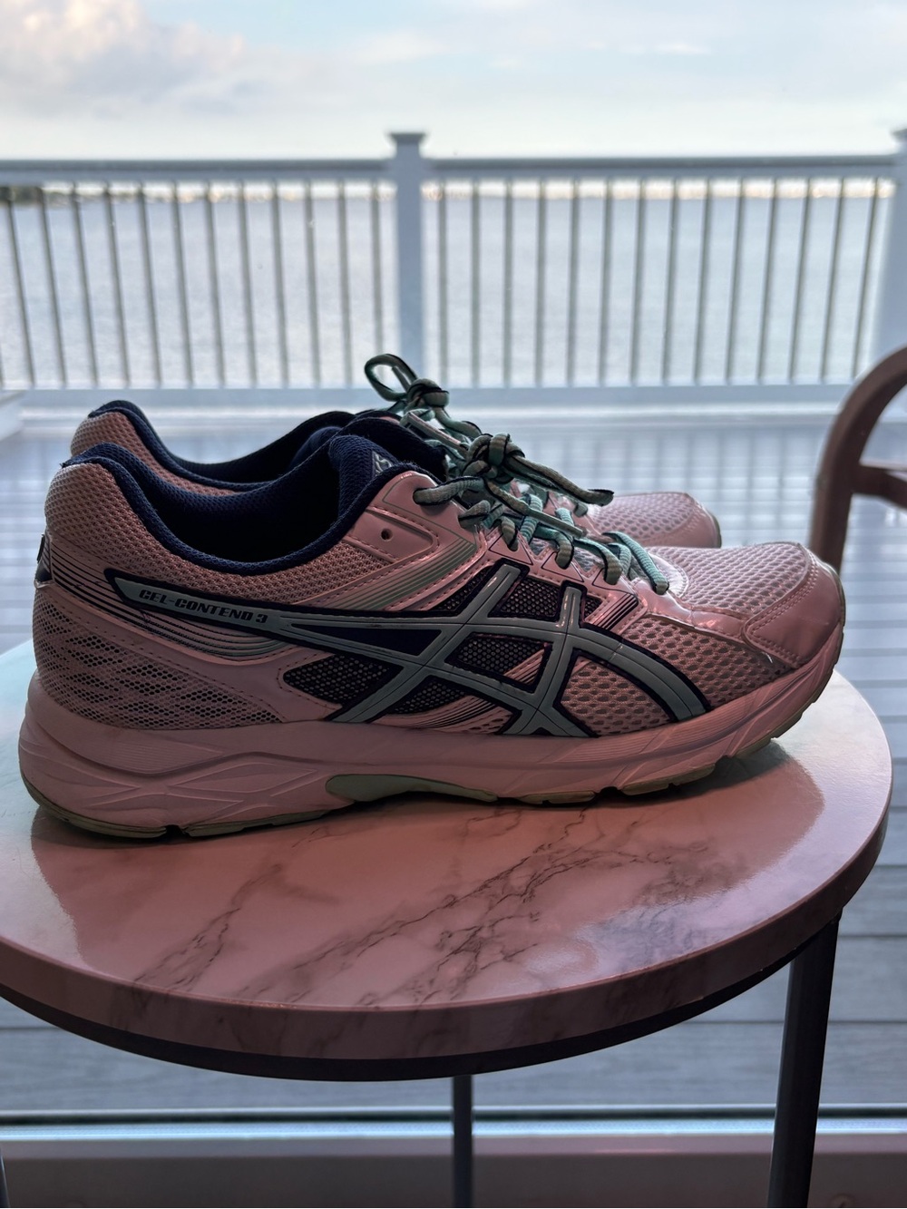 Asics Navy, Turquoise and Grey GEL-Contend 5 Women's Running Shoes